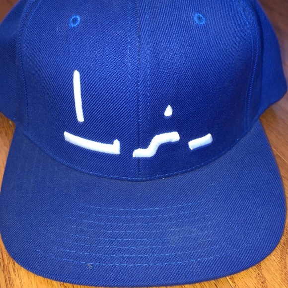 LA Snap Back Up x Undr Brand. Royal blue White - Picture 2 of 4